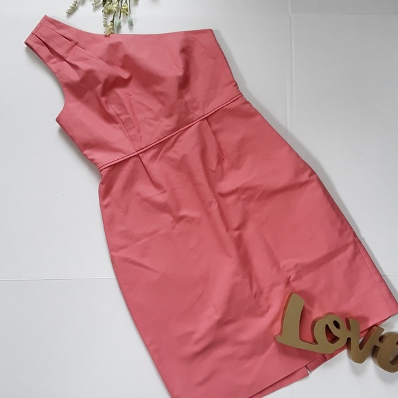 J. Crew Dresses & Skirts - .J. Crew. Peach-pink one shoulder dress